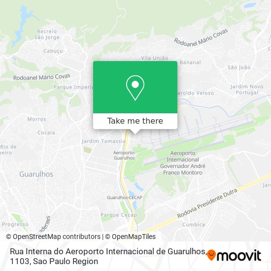 Rua Interna do Aeroporto Internacional de Guarulhos, 1103 map