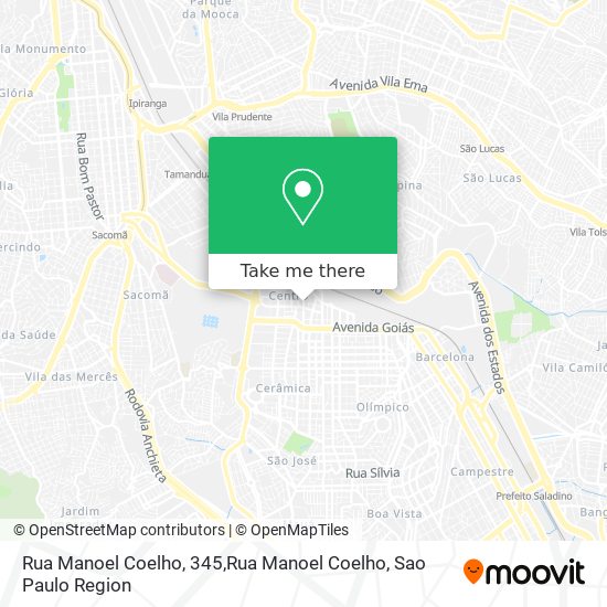 Rua Manoel Coelho, 345,Rua Manoel Coelho map