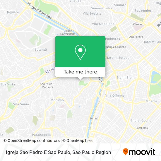 Igreja Sao Pedro E Sao Paulo map