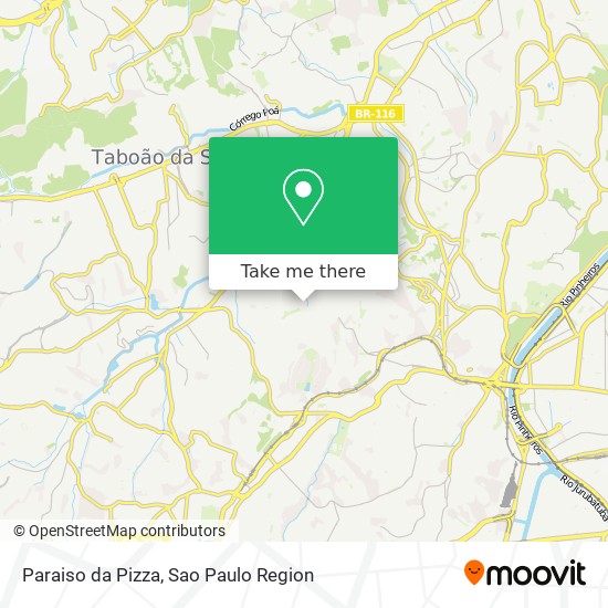 Paraiso da Pizza map