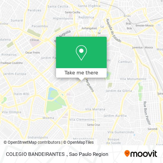 COLEGIO BANDEIRANTES . map