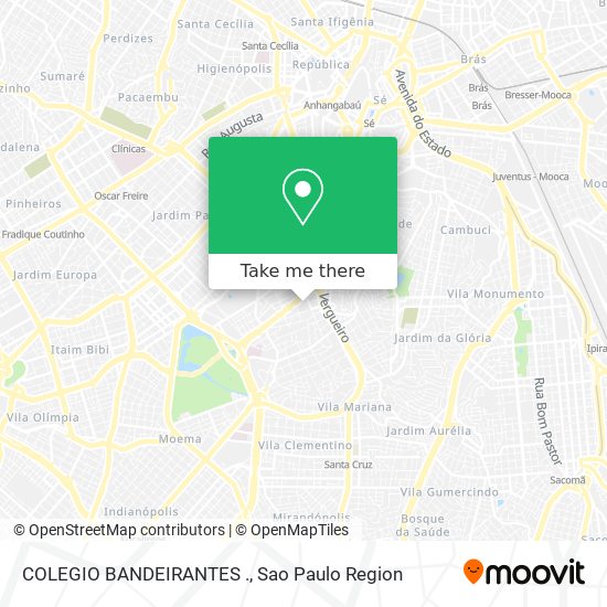 Mapa COLEGIO BANDEIRANTES .