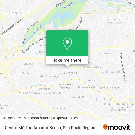 Centro Médico Amador Bueno map