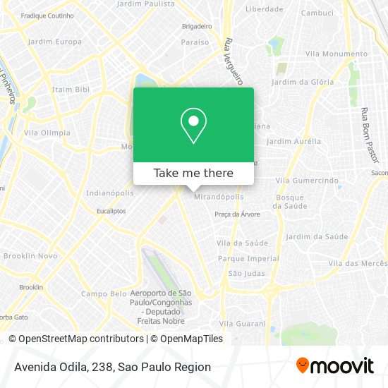 Avenida Odila, 238 map