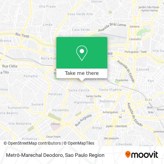 Metrô-Marechal Deodoro map