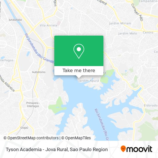 Tyson Academia - Jova Rural map