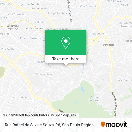 Rua Rafael da Silva e Souza, 96 map