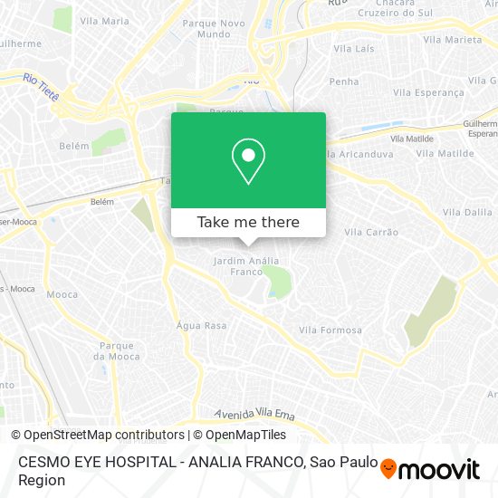 CESMO EYE HOSPITAL - ANALIA FRANCO map