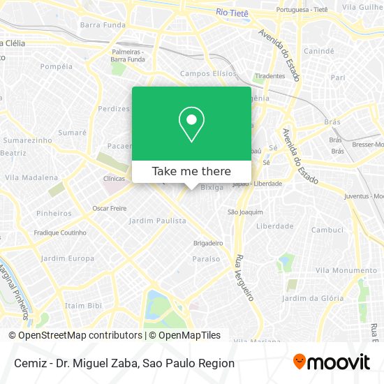 Cemiz - Dr. Miguel Zaba map