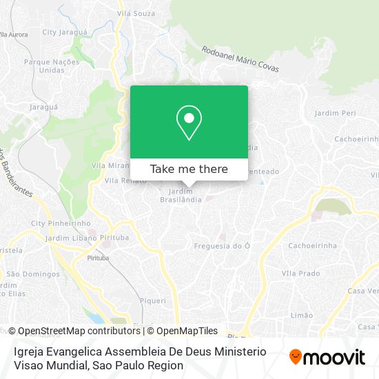 Mapa Igreja Evangelica Assembleia De Deus Ministerio Visao Mundial