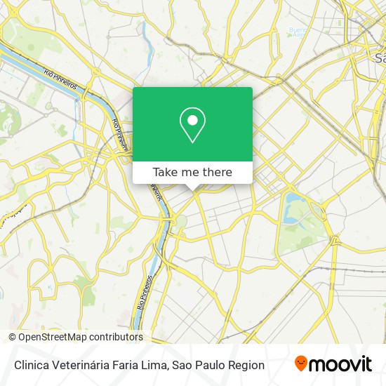 Clinica Veterinária Faria Lima map