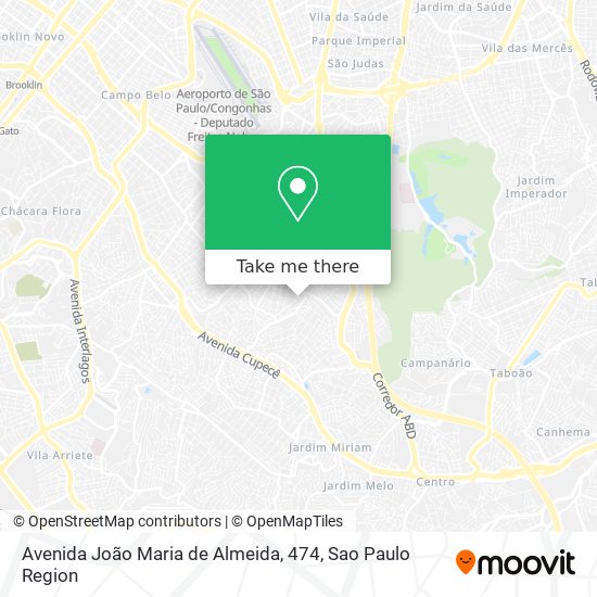 Avenida João Maria de Almeida, 474 map