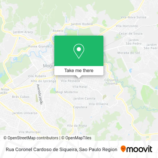 Rua Coronel Cardoso de Siqueira map