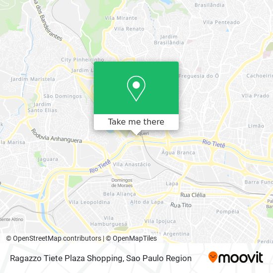 Ragazzo Tiete Plaza Shopping map