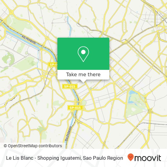 Le Lis Blanc - Shopping Iguatemi map