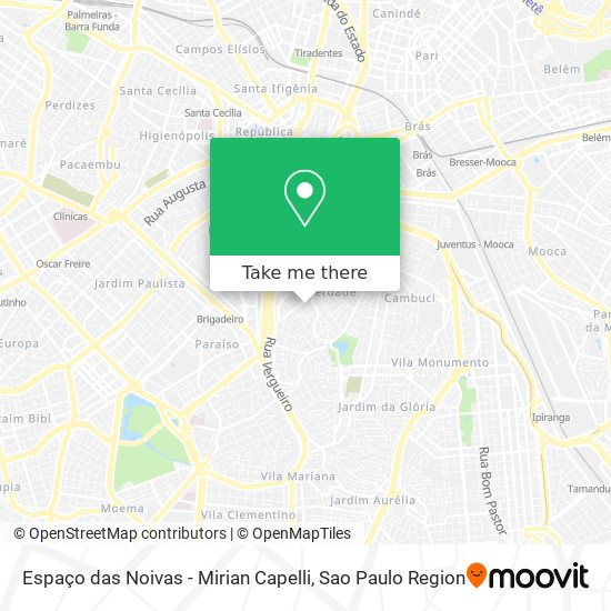 Espaço das Noivas - Mirian Capelli map