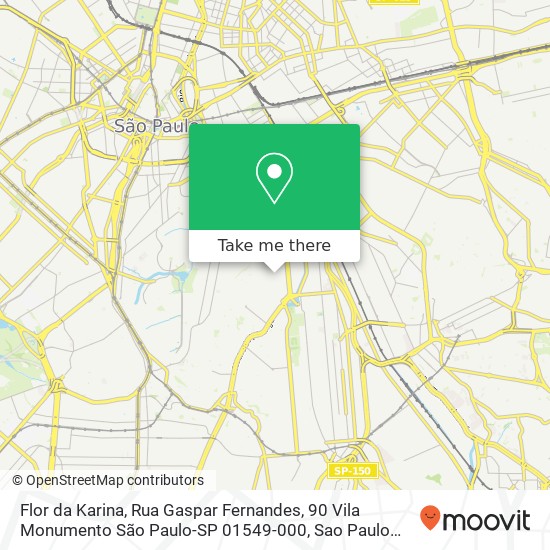 Flor da Karina, Rua Gaspar Fernandes, 90 Vila Monumento São Paulo-SP 01549-000 map