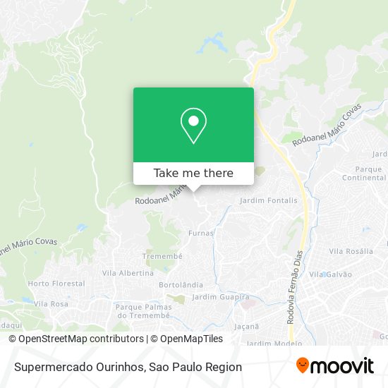 Supermercado Ourinhos map