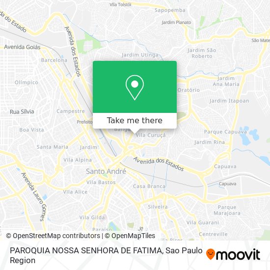 Mapa PAROQUIA NOSSA SENHORA DE FATIMA