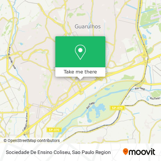 Sociedade De Ensino Coliseu map