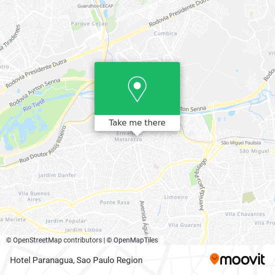 Hotel Paranagua map