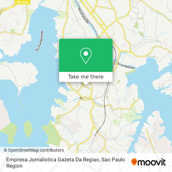 Empresa Jornalistica Gazeta Da Regiao map