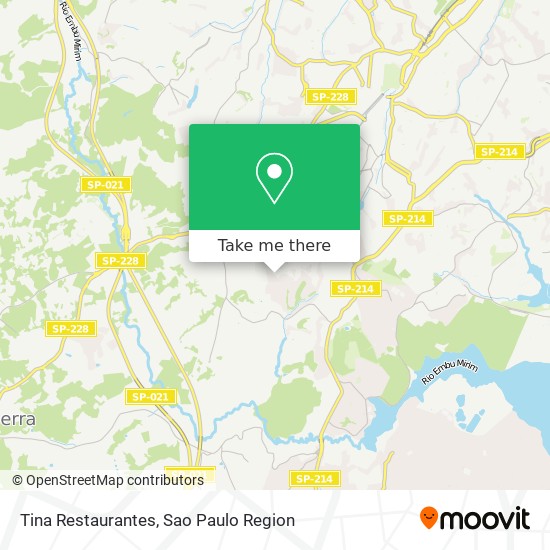 Tina Restaurantes map
