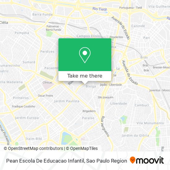 Pean Escola De Educacao Infantil map
