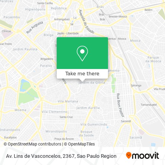 Mapa Av. Lins de Vasconcelos, 2367