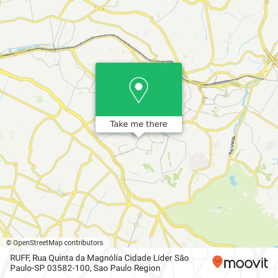 RUFF, Rua Quinta da Magnólia Cidade Líder São Paulo-SP 03582-100 map