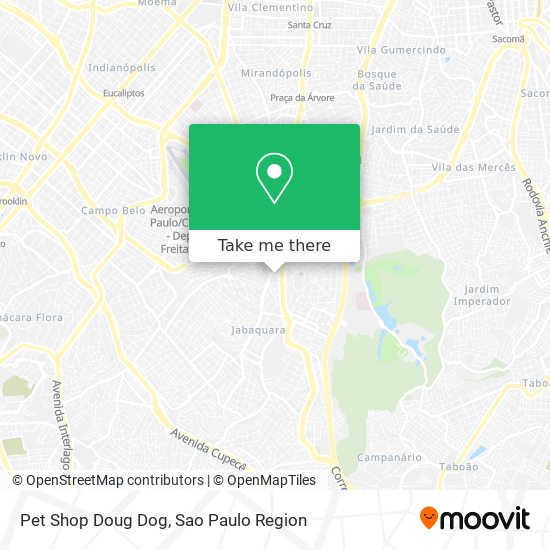 Mapa Pet Shop Doug Dog