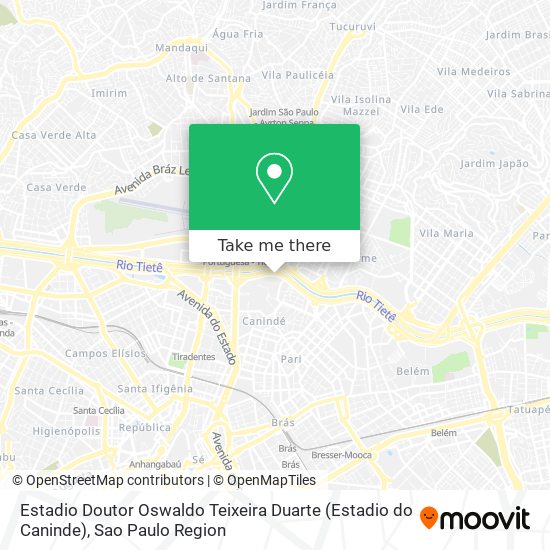 Estadio Doutor Oswaldo Teixeira Duarte (Estadio do Caninde) map