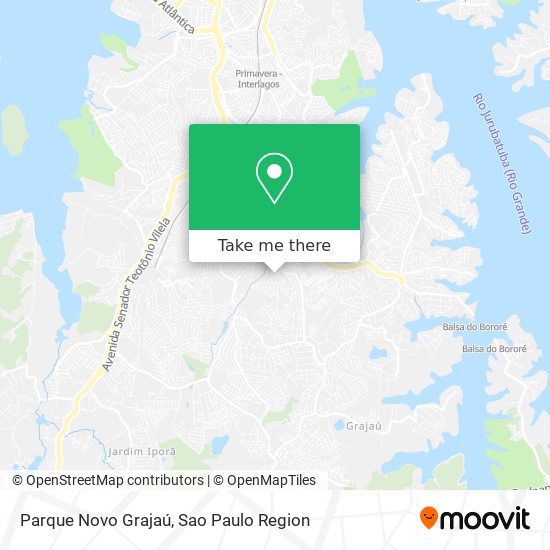 Parque Novo Grajaú map