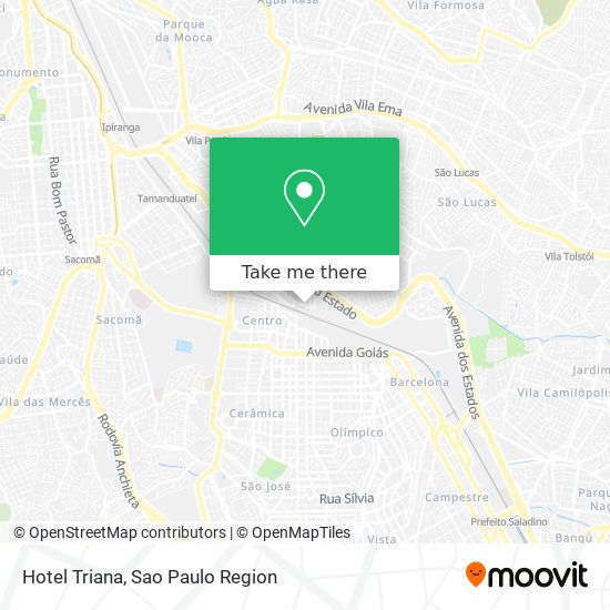 Hotel Triana map