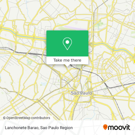 Lanchonete Barao map