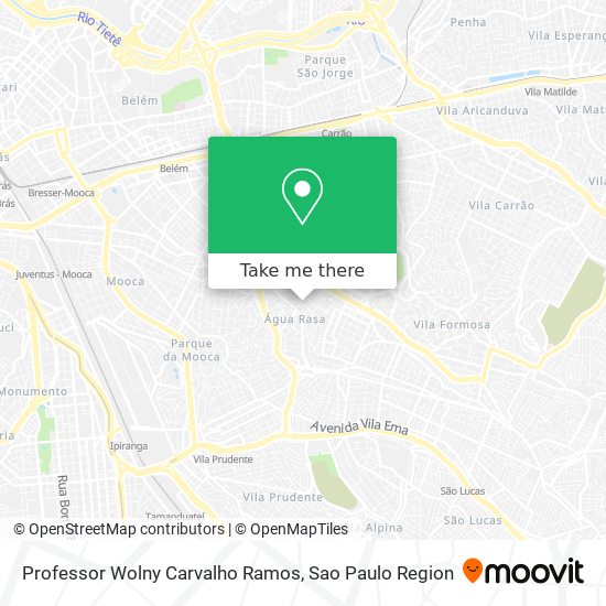 Professor Wolny Carvalho Ramos map