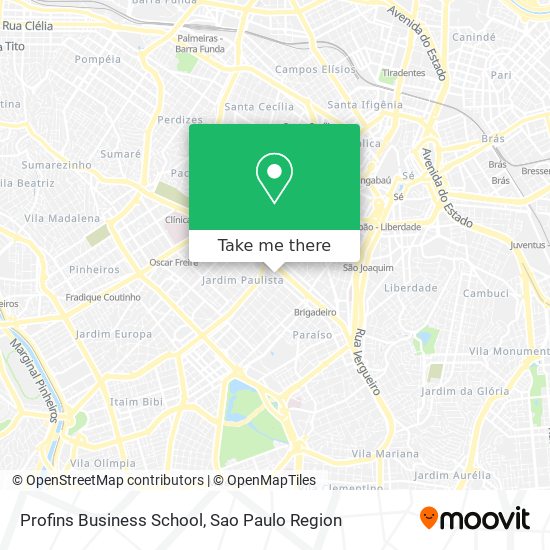 Mapa Profins Business School