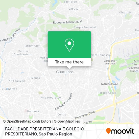 FACULDADE PRESBITERIANA E COLEGIO PRESBITERIANO map