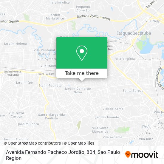 Avenida Fernando Pacheco Jordão, 804 map