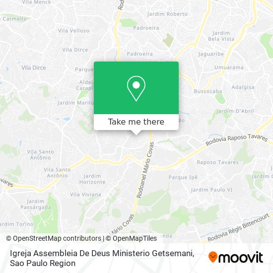 Igreja Assembleia De Deus Ministerio Getsemani map