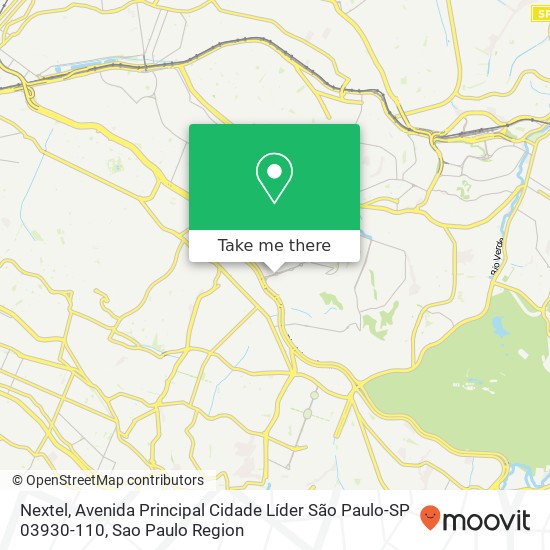 Nextel, Avenida Principal Cidade Líder São Paulo-SP 03930-110 map