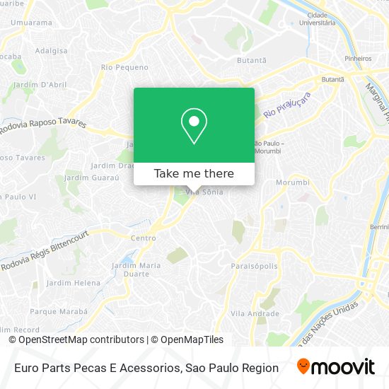 Euro Parts Pecas E Acessorios map