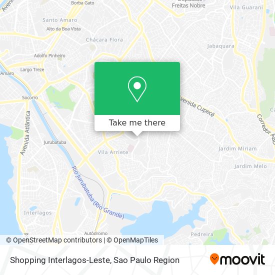 Shopping Interlagos-Leste map