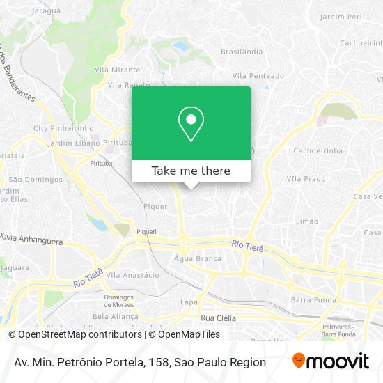 Av. Min. Petrônio Portela, 158 map