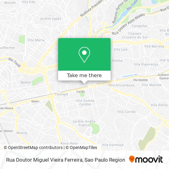 Rua Doutor Miguel Vieira Ferreira map