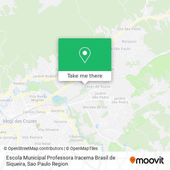 Escola Municipal Professora Iracema Brasil de Siqueira map