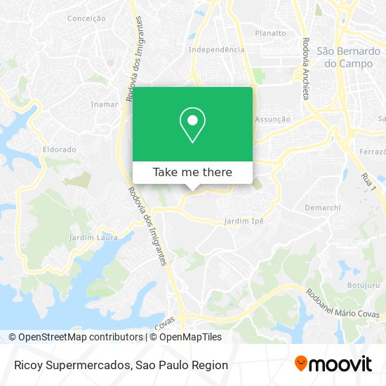 Mapa Ricoy Supermercados