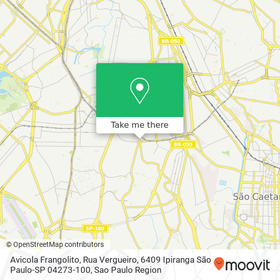 Avicola Frangolito map