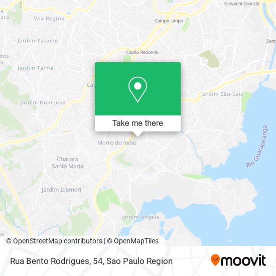 Mapa Rua Bento Rodrigues, 54