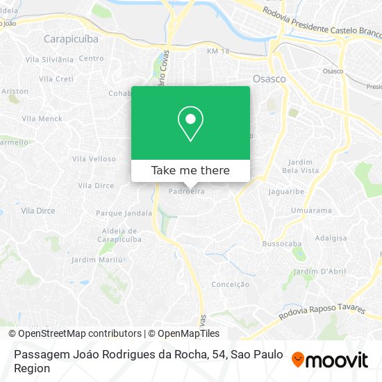 Passagem Joáo Rodrigues da Rocha, 54 map